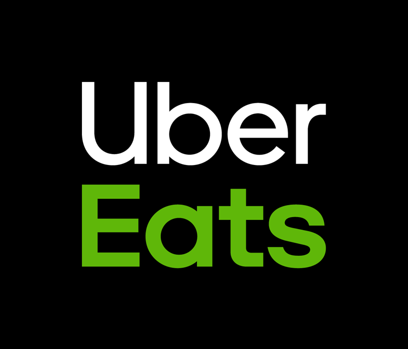 UberEats Logo OnBlack Color V